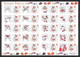 EUROPA - GRAN BRETAGNA - 2003 -  Smiler Sheet - Winter Robins (LS14) - Nuovo Perfetto - Other & Unclassified