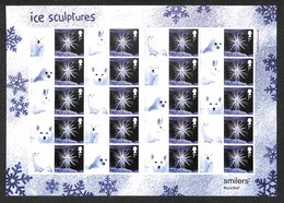 EUROPA - GRAN BRETAGNA - 2003 -  Smiler Sheet - Ice Sculpptures 1st Class (LS16) - Nuovo Perfetto - Andere & Zonder Classificatie