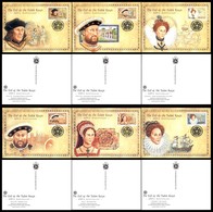 EUROPA - GUERNSEY - Tudor (1068/1073) - Serie Completa In 6 Cartoline FDC 15.9.03 - Andere & Zonder Classificatie