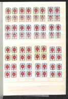 EUROPA - GUERNSEY - 1973/1975 - Segnatasse (1/8I + II + 9/16) - 3 Serie Complete In Quartine - Gomma Integra (220+) - Other & Unclassified