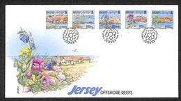 EUROPA - JERSEY - Flora (1094/1098I) FDC 5.8.03 - Andere & Zonder Classificatie