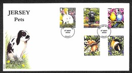 EUROPA - JERSEY - Cuccioli (1099/1103) FDC 9.9.03 - Andere & Zonder Classificatie