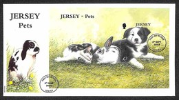 EUROPA - JERSEY - Cuccioli (Block 41) FDC 9.9.03 - Andere & Zonder Classificatie