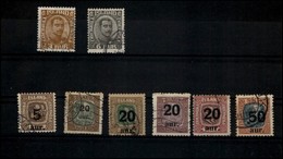 EUROPA - ISLANDA - 1920/1925  Cartoncino Con 8 Valori Del Periodo Usati (140) - Andere & Zonder Classificatie