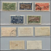 EUROPA - ISLANDA - 1925 - Vedute Diverse (115/119) - Serie Completa Di 5 Valori - Usati (20) - Autres & Non Classés