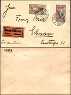 EUROPA - LIECHTENSTEIN - Busta Espresso Affrancata Per 70 Rp. (82 + 85) Per Chaan Del 12.11.28 - Other & Unclassified