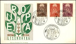 EUROPA - LUSSEMBURGO - Serie Pax (572/574) - FDC - Luxemburg 16.9.57 - Other & Unclassified