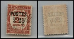 EUROPA - MONACO - 1938 - 2,25 Franchi (161) - Usato (25) - Other & Unclassified
