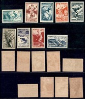 EUROPA - MONACO - 1948 - Olimpiadi Londra (339/347) - Serie Completa - Gomma Integra (85) - Andere & Zonder Classificatie