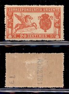 EUROPA - SPAGNA - 1905 - 20 Cent Corrispondencia Urgente (230) - Gomma Originale (45) - Other & Unclassified