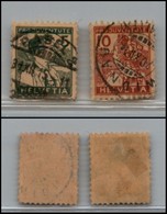 EUROPA - SVIZZERA - 1915 - Pro Juventute (128/129) - Serie Completa - Usata - Other & Unclassified