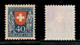 EUROPA - SVIZZERA - 1921 - 40 Cent Pro Juventute (174) - Usato (75) - Autres & Non Classés