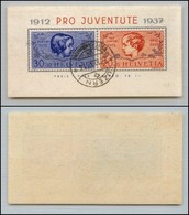 EUROPA - SVIZZERA - 1937 - Foglietto Pro Juventute (3) - Usato - Sonstige & Ohne Zuordnung