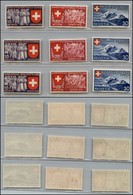 EUROPA - SVIZZERA - 1939 - Esposizione Nazionale Zurigo (335/343) - Serie Completa - Gomma Integra - Andere & Zonder Classificatie