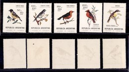 OLTREMARE - ARGENTINA - 1978 - Uccelli (1347/1351) - Serie Completa - Gomma Integra - Andere & Zonder Classificatie