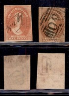 OLTREMARE - AUSTRALIA - 1857/1858 - 1 Penny Victoria (9 B+c) - Usati - Autres & Non Classés