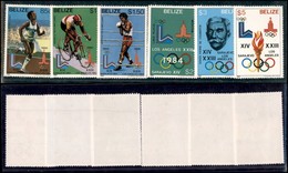 OLTREMARE - BELIZE - 1981 - Storia Olimpiadi (563/568) - Serie Completa - Gomma Integra (32) - Altri & Non Classificati