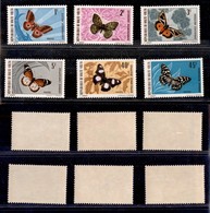 OLTREMARE - BURKINA FASO - 1971 - Farfalle (335/340) - Serie Completa - Gomma Integra - Other & Unclassified