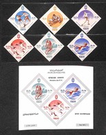 OLTREMARE - LIBANO - 1961 - Olimpiadi Roma (695A/700A + Block 24) - Serie Completa + Foglietto - Gomma Integra (47) - Sonstige & Ohne Zuordnung