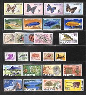 OLTREMARE - MALAWI - 1964/1970 - Animali E Vedute - 4 Serie Complete Del Periodo - Gomma Integra - Andere & Zonder Classificatie