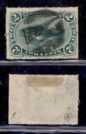 OLTREMARE - NEWFOUNDLAND - 1876 - 2 Cent Merluzzo (28) - A Trattini - Usato (60) - Andere & Zonder Classificatie