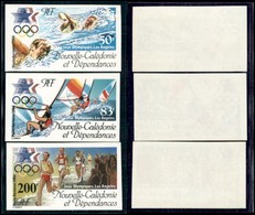 OLTREMARE - NUOVA CALEDONIA - 1984 - Olimpiadi Los Angeles (739/741) - Serie Completa - Non Dentellati - Gomma Integra - - Andere & Zonder Classificatie