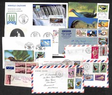 OLTREMARE - NUOVA CALEDONIA - 1961/1992 - 12 Oggetti Postali Del Periodo - Aerogrammi Cartoline E FDC - Da Esaminare - Autres & Non Classés