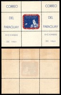 OLTREMARE - PARAGUAY - 1961 - Foglietto Shepard (Block 12) - Gomma Integra - Andere & Zonder Classificatie