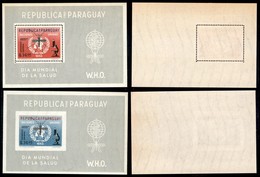 OLTREMARE - PARAGUAY - 1962 - Foglietti Malaria (Block 22/23) - Gomma Integra - Sonstige & Ohne Zuordnung