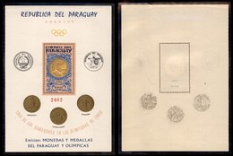 OLTREMARE - PARAGUAY - 1965 - Foglietto Medaglie (Block 67I) - Gomma Integra (35) - Other & Unclassified