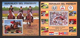 OLTREMARE - PARAGUAY - 1976 - Foglietti Olimpiadi Montreal (Block 288/289) - 2 Foglietti - Gomma Integra (60) - Other & Unclassified