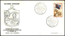 OLTREMARE - POLINESIA FRANCESE - 1964 - 5 Fr Bataillon Du Pacifique (36) - FDC 10.7.64 - Other & Unclassified