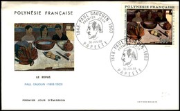 OLTREMARE - POLINESIA FRANCESE - 1968 - 200 Fr Gauguin (86) - FDC 20.7.68 - Otros & Sin Clasificación