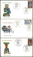 OLTREMARE - POLINESIA FRANCESE - 1970 - Pata (108/110) - 3 FDC 7.4.70 - Other & Unclassified