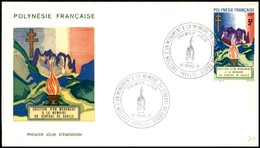 OLTREMARE - POLINESIA FRANCESE - 1971 - 5 Fr De Gaulle (127) - FDC 19.3.71 - Andere & Zonder Classificatie