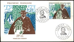 OLTREMARE - POLINESIA FRANCESE - 1973 - 60 Fr Pierre Loti (168) - FDC 4.7.73 - Sonstige & Ohne Zuordnung