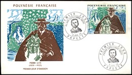OLTREMARE - POLINESIA FRANCESE - 1973 - 60 Fr Pierre Loti (168) - FDC 4.7.73 - Autres & Non Classés