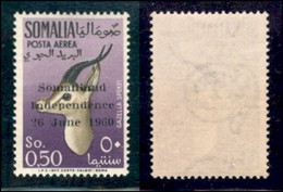 OLTREMARE - SOMALIA - 1960 - 0,50 Somalo Soprastampato (2) - Gomma Integra (50) - Autres & Non Classés