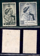 OLTREMARE - ST. HELENA - 1948 - Nozze - Due Valori Usati - Other & Unclassified