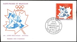 OLTREMARE - ST. PIERRE ET MIQUELON - 1975 - 1,90 Fr Preolimpiadi (513) - FDC 18.11.75 - Autres & Non Classés