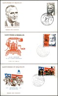 OLTREMARE - ST. PIERRE ET MIQUELON - 1976 - 3 FDC Emessi Nell’anno (515/517) - Andere & Zonder Classificatie