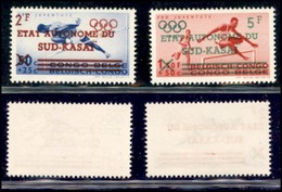 OLTREMARE - SUD KASAI - 1961 - Olimpiadi Soprastampati (16/17) - Serie Completa - Gomma Integra (130) - Other & Unclassified