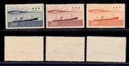 OLTREMARE - TAIWAN - 1957 - Navi (273/275) - Serie Completa - Nuovi Senza Gomma - Andere & Zonder Classificatie