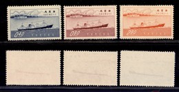 OLTREMARE - TAIWAN - 1957 - Navi (273/275) - Serie Completa - Nuovi Senza Gomma - Autres & Non Classés