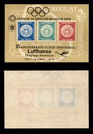 OLTREMARE - URUGUAY - 1972 - Foglietto Olimpiadi Monaco E Lufthansa (Block 15) - Gomma Integra (35) - Andere & Zonder Classificatie