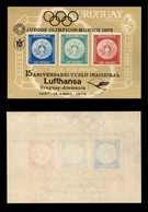OLTREMARE - URUGUAY - 1972 - Foglietto Olimpiadi Monaco E Lufthansa (Block 15) - Gomma Integra (35) - Other & Unclassified