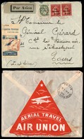 POSTA AEREA - AEROGRAMMI - PRIMI VOLI - FRANCIA - 1931 (2 Maggio) - Lione Esposizione Posta Aerea - Aerogramma Per Tours - Autres & Non Classés