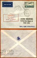 POSTA AEREA - AEROGRAMMI - PRIMI VOLI - FRANCIA - 1936 (28 Agosto) - Grenoble/Primo Servizio Postale Aereo - Aerogramma  - Sonstige & Ohne Zuordnung