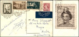 POSTA AEREA - AEROGRAMMI - PRIMI VOLI - FRANCIA - 1937 (22 Giugno) - Parigi Esposizione - Aerogramma Per Aube - Andere & Zonder Classificatie