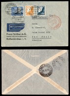 POSTA AEREA - AEROGRAMMI - PRIMI VOLI - GERMANIA  - 1936 (20 Novembre) - Europa Sud Amerika - Aerogramma Da Zurickau A S - Otros & Sin Clasificación